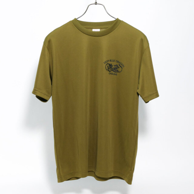 輸送艦おおすみTシャツType2(OD色)