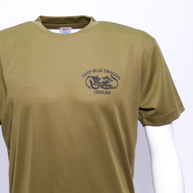輸送艦おおすみTシャツType2(OD色)