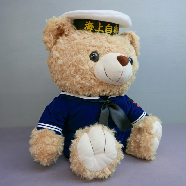 海外作家様　セーラー服　テディベア　ぬいぐるみ 海上自衛隊仕様・セーラーベアぬいぐるみ夏服