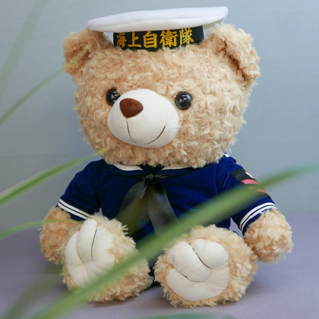 海外作家様　セーラー服　テディベア　ぬいぐるみ 楽天市場】ラッピング 対応 海上自衛隊 紺セーラー 特大 ベア 熊