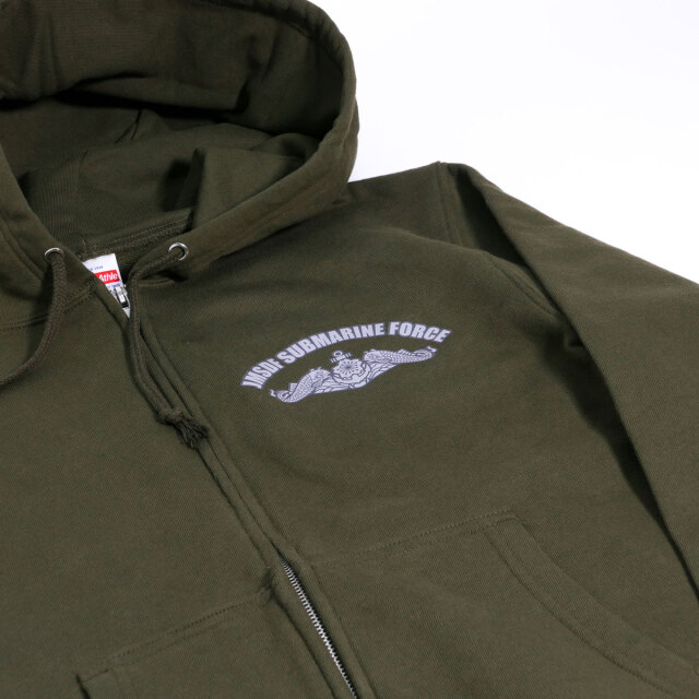 海上自衛隊ドルフィンマークジップアップパーカー