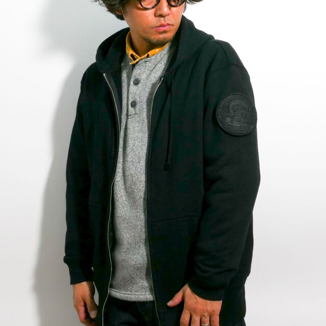 海上自衛隊 LCAC [ 風神 ] ワッペンカスタム ジップアップパーカー