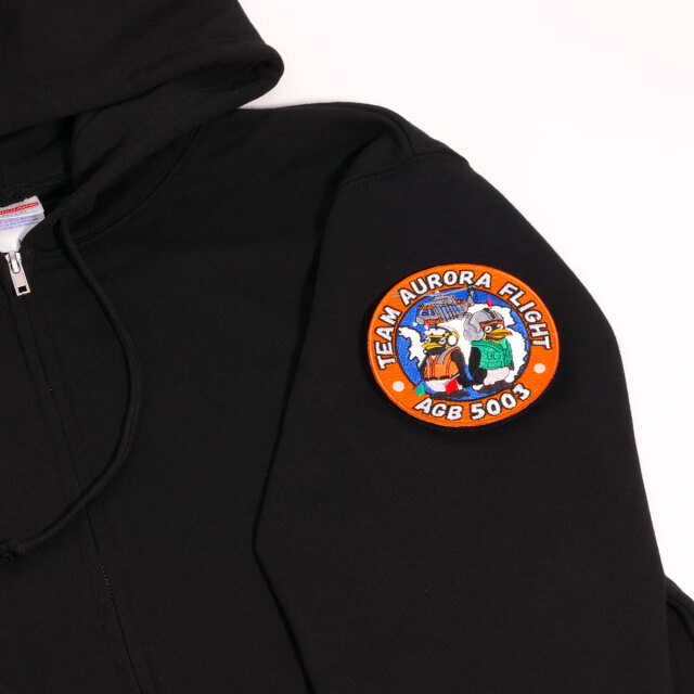 海上自衛隊 南極観測船 砕氷艦しらせ ワッペンカスタム ジップアップ