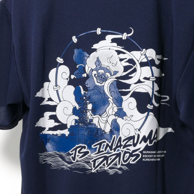 Tシャツ ( 海上自衛隊 護衛艦いなづま［雷神］)