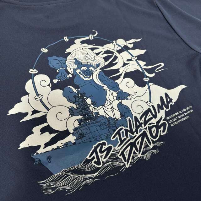 Tシャツ ( 海上自衛隊 護衛艦いなづま［雷神］)