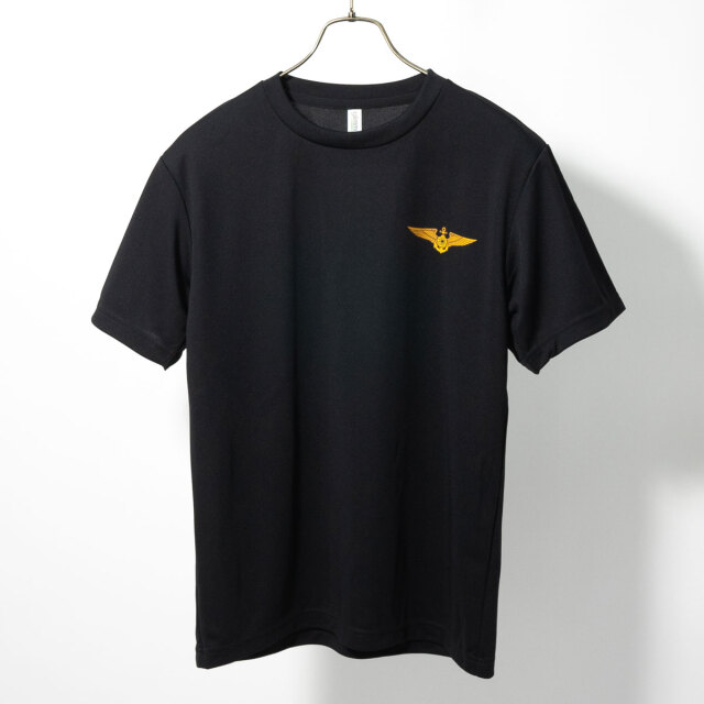 海上自衛隊 ウィングマーク 左胸プリント Tシャツ