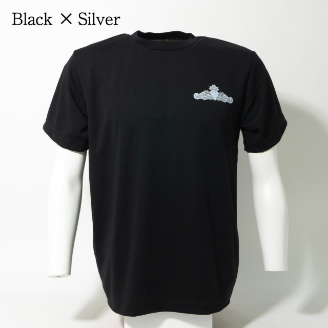 海上自衛隊 水上艦艇き章 左胸プリント Tシャツ