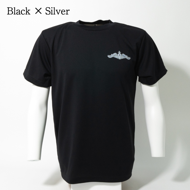 海上自衛隊 ドルフィンマーク 左胸プリント Tシャツ