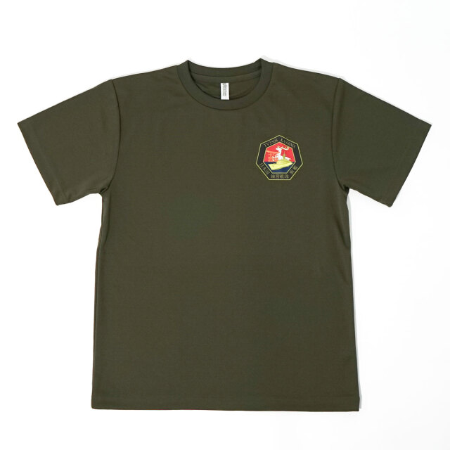 海上自衛隊 練習艦かしま 七角形 左胸プリント Tシャツ