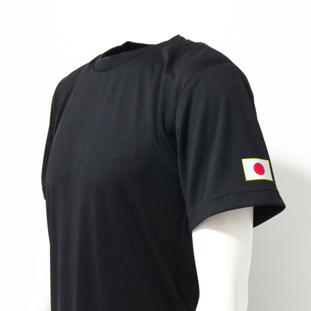 海上自衛隊 ミニ日の丸 左胸プリント Tシャツ