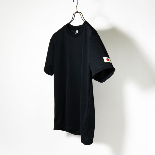 海上自衛隊 ミニ日の丸 左胸プリント Tシャツ