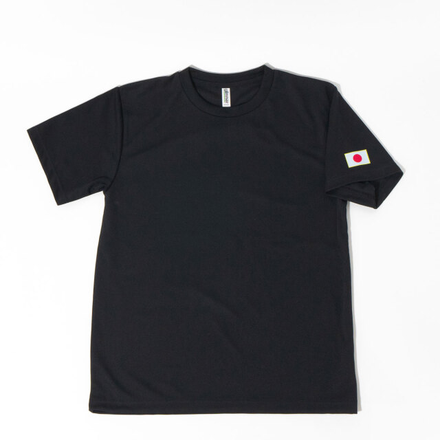 海上自衛隊 ミニ日の丸 左胸プリント Tシャツ