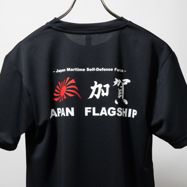 Tシャツ ( 護衛艦かが F-35Bフライトテスト Type2 )ブラック