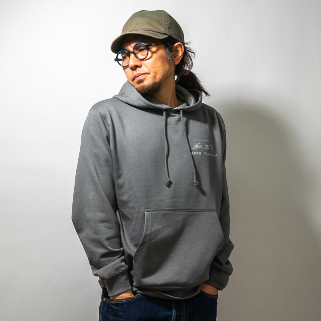 自衛隊 パーカー ( 護衛艦かが F-35Bフライトテスト Type3 ) グレー