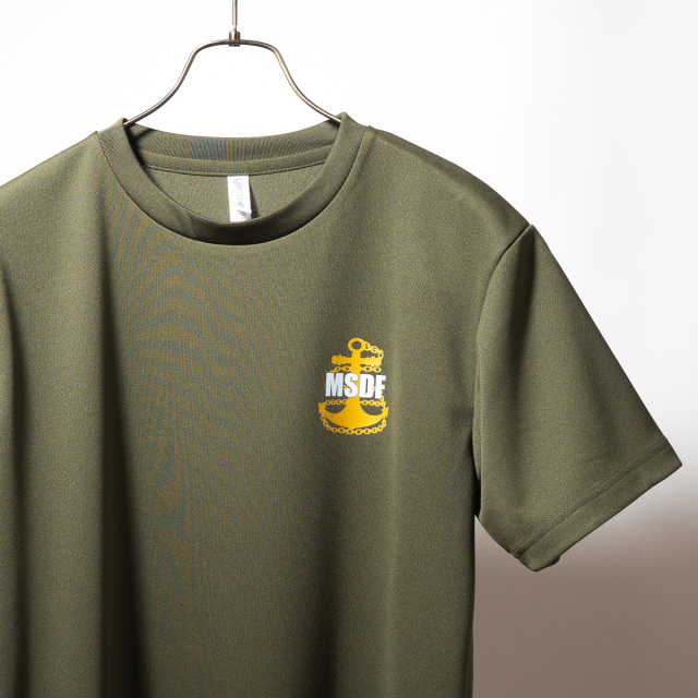 Tシャツ(海上自衛隊 MSDFイカリ)左胸プリント