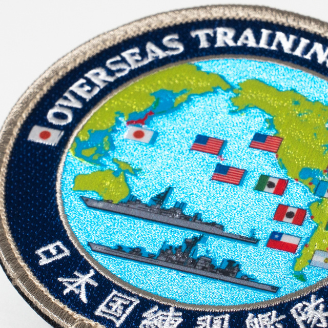 ワッペン(JAPAN TRAINING SQUADRON 2025)Type2（国旗入）