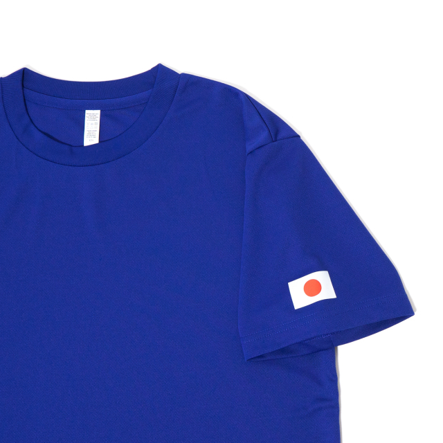 海上自衛隊 ミニ日の丸 フチなし 左胸プリント Tシャツ