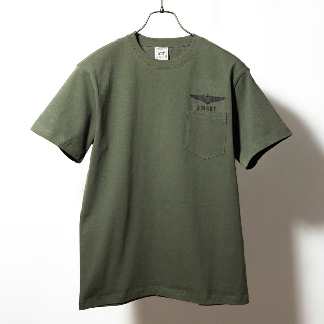 ポケット付き Tシャツ（ 海上自衛隊 ウィングマーク ）