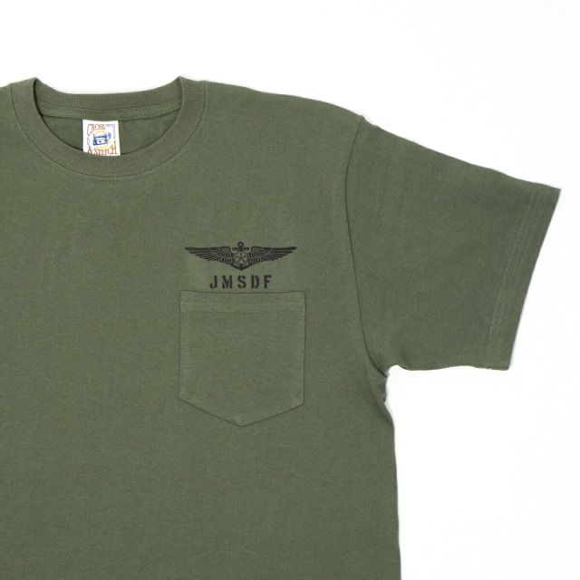 ポケット付き Tシャツ（ 海上自衛隊 ウィングマーク ）