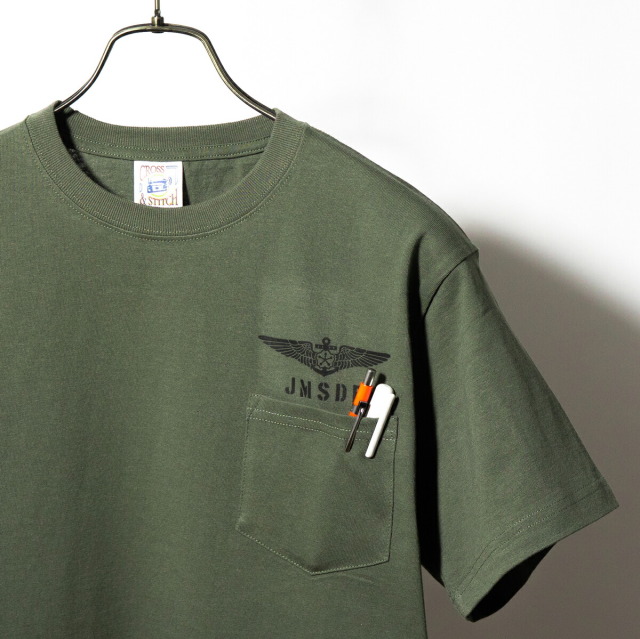 ポケット付き Tシャツ（ 海上自衛隊 ウィングマーク ）