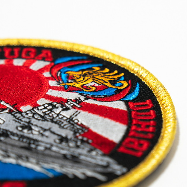 ワッペン ( 海上自衛隊 護衛艦ひゅうが 日米印豪共同訓練［MALABAR2025