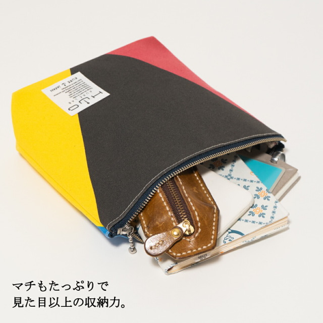 旗ことば(ZURU)ポーチM