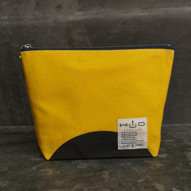 【ご確認用】グクポーチ 舟形ポーチ【旗ことば「I旗」】[HUG KURE LAB.-接ぐクレラボ-]