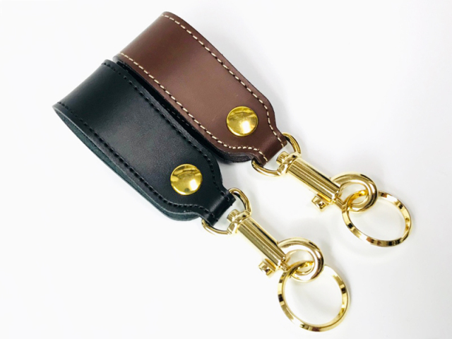 レザーベルトループキーホルダー(海上自衛隊 練習艦はたかぜ)