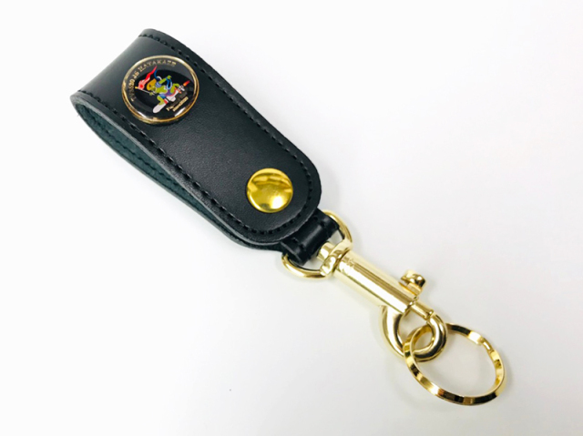 レザーベルトループキーホルダー(海上自衛隊 練習艦はたかぜ)