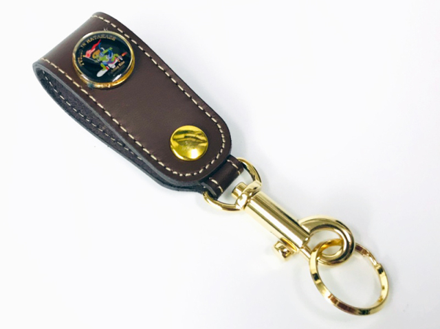レザーベルトループキーホルダー(海上自衛隊 練習艦はたかぜ)
