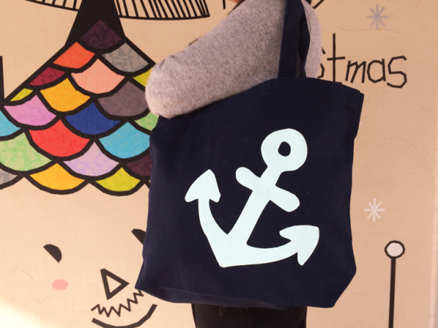 オーダー品】ショルダーバッグトートバッグイカリマークマリン大型