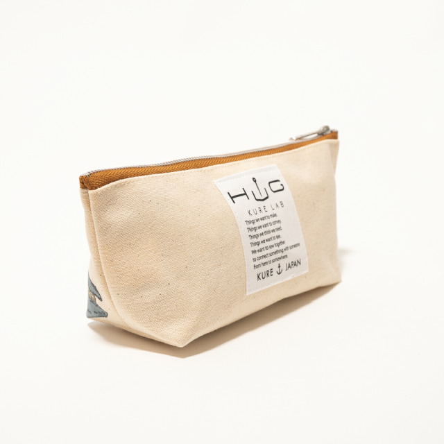 ペンポーチ 高さ8.5cm 北極鯨 河崎海斗 [ HUG KURE LAB. -接ぐクレラボ-]