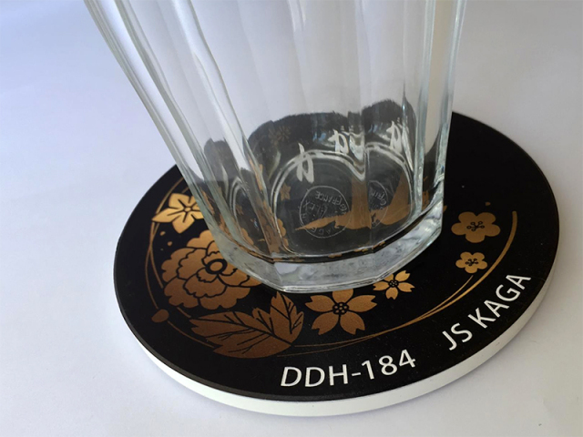 海上自衛隊・護衛艦かが[DDH-184 JS KAGA]関連グッズ(セラミック吸水