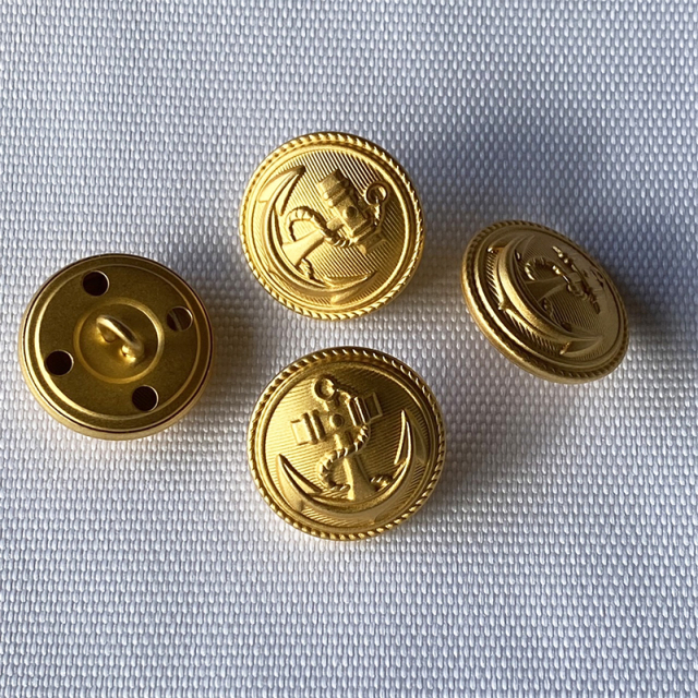 金ボタン イカリマーク 絡みイカリ 金ボタン イカリマーク 絡みイカリ