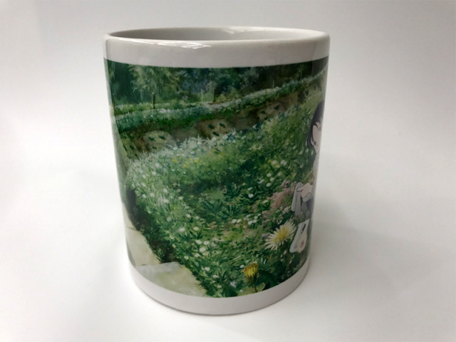 雨上がりのマジョール広場の片隅 この世界の片隅に(すずさんマグカップ・段々畑)In one corner of this