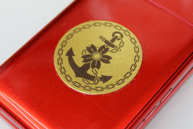 うつし金蒔絵シール(桜イカリマーク[メダルタイプ])