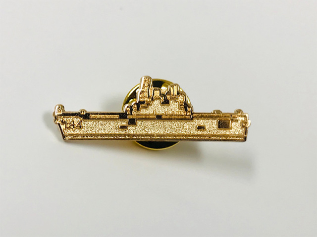ピンバッチ(海上自衛隊 護衛艦かがType3[横姿])