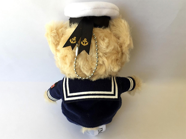 海上自衛隊冬制服仕様・セーラーベアボールチェーン(紺色)