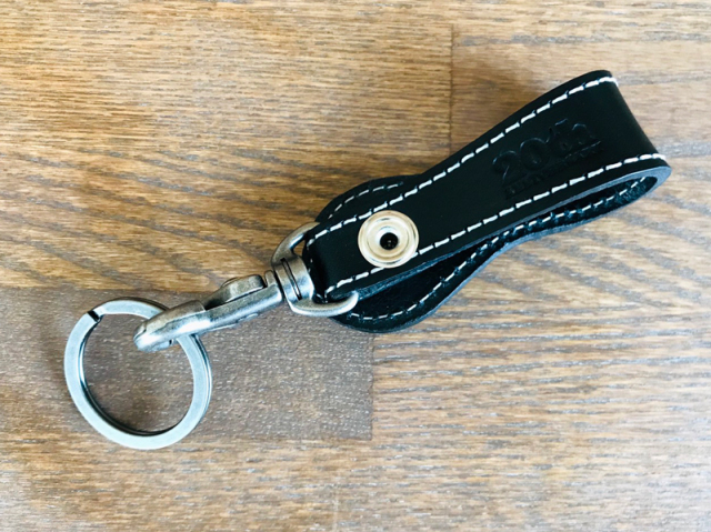 レザーベルトループキーホルダー(海上自衛隊 護衛艦さみだれ20周年記念)