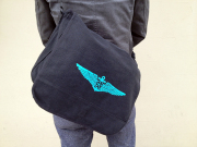 ビンテージキャンバス・メッセンジャーバッグ(ウィングマーク)