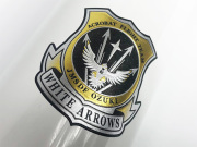 海上自衛隊ホワイトアローズグッズ(金蒔絵シール)