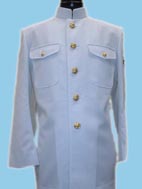 ノーアイロン詰襟上衣のみ【※海上自衛官のみ販売※】【送料無料】納期２～３週間程度