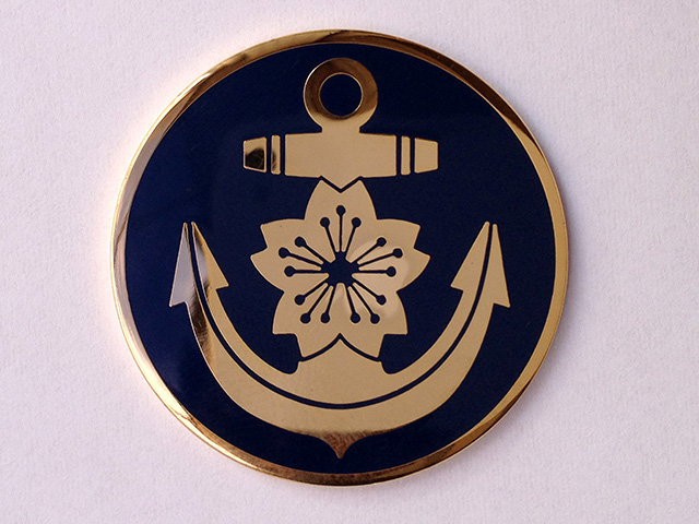 ゴルフマーカー(桜にイカリ)