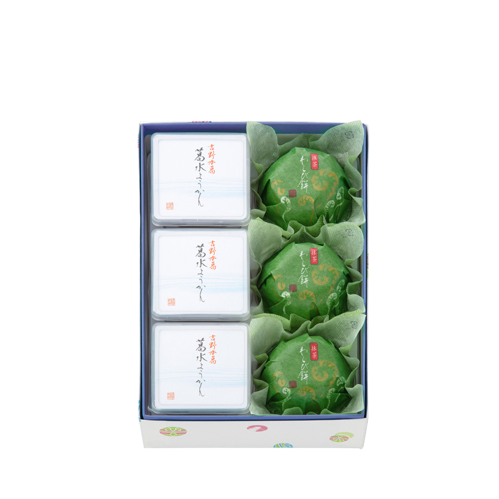 葛水羊羹抹茶6入