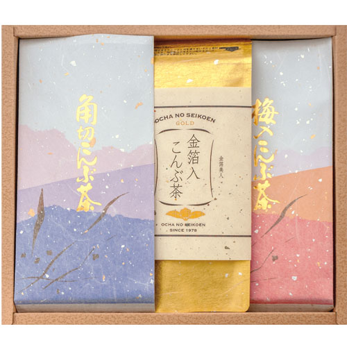 【やさしい色合いの和紙袋入】　なごみ　3本セット　角+梅+生姜