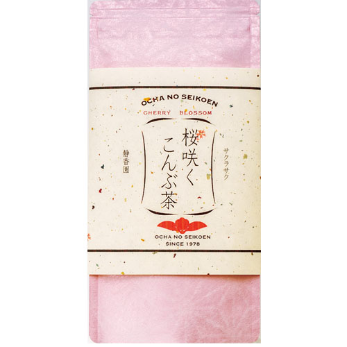 桜の風味がお茶碗いっぱいに広がる】 桜咲くこんぶ茶 42g 【ポストイン