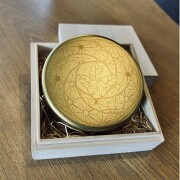 金沢の金箔をまとう　高級昆布茶　金箔入こんぶ茶　桐箱入り