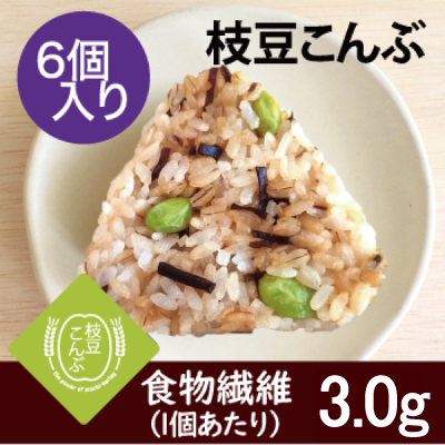 【冷凍もち麦おにぎり】枝豆こんぶ