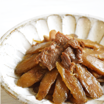 お徳用牛肉ごぼう