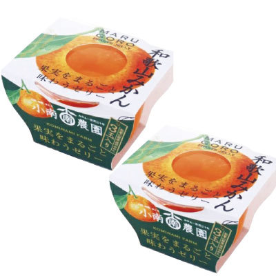 和歌山みかんフルーツまるごとゼリー